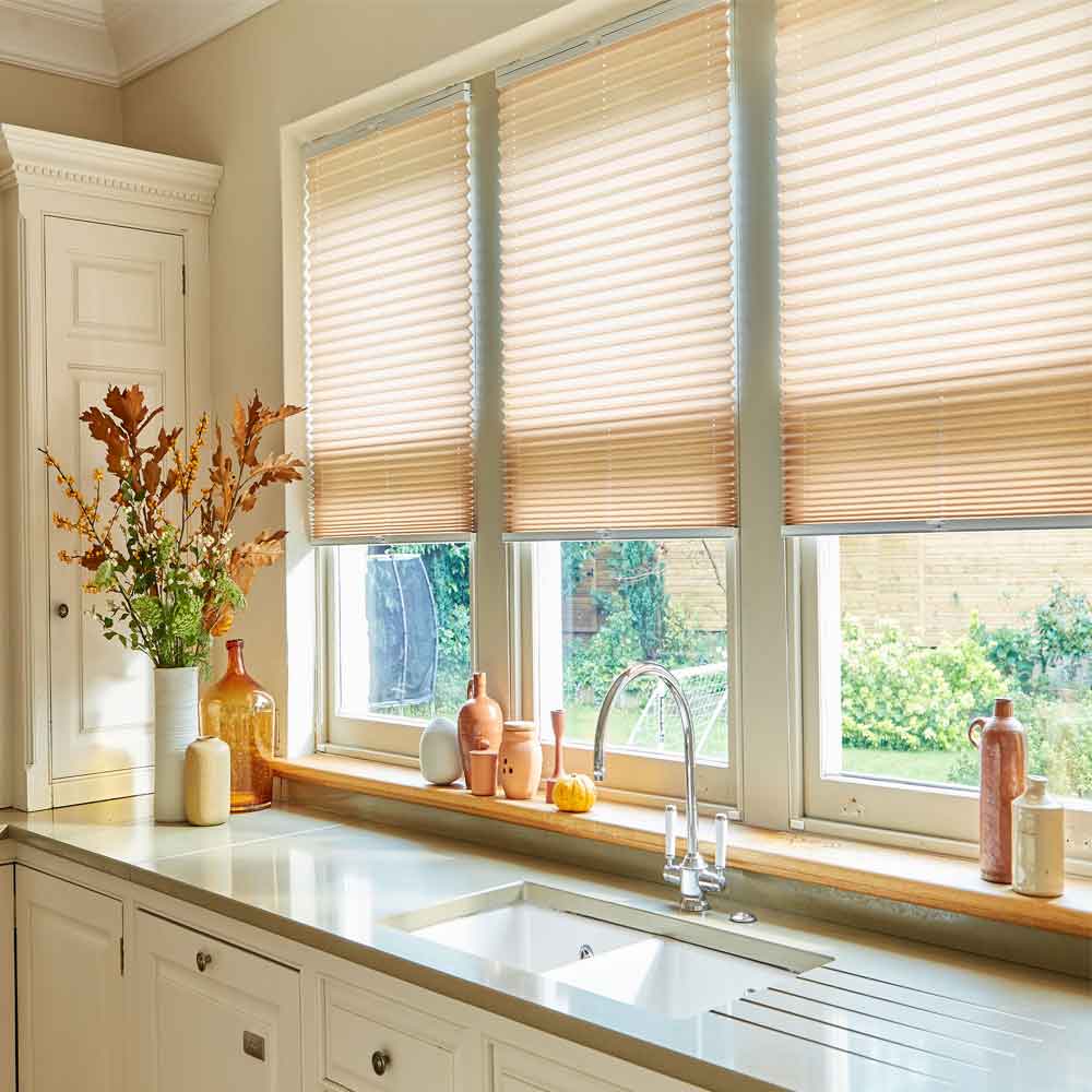 Pleated blinds in Bedford
